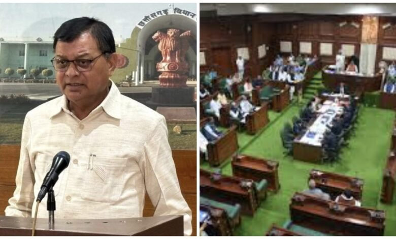 CG Assembly Monsoon Session: Fierce debate in the assembly over the sack scam...! Minister Lakhanlal Dewangan made the announcement