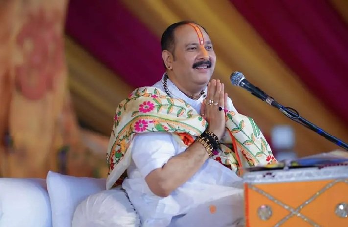 Rain in Korba: Public event of Shiv Mahapuran Katha by Pandit Pradeep Mishra cancelled due to security reasons