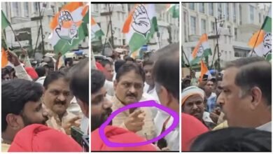 Ruckus in Congress: Ruckus in Chhattisgarh Congress...! 2 senior leaders clashed on stage...deep impact on the party's image...see viral VIDEO