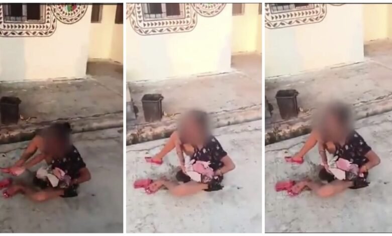 Health System Exposed : PHC locked…! Pregnant woman had to give birth to a child in the veranda of the hospital… watch the video here