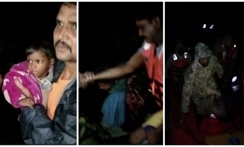Heavy Rain: Big news from Pali of Korba…! 17 villagers trapped in heavy rain… watch the video here