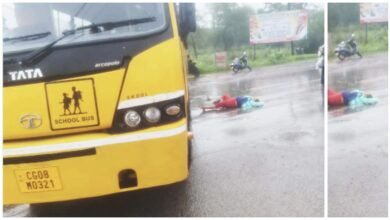 B.Ed Exam: A school bus coming from the wrong direction took the life of a girl...! Driver arrested