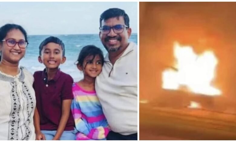 Tragic Accident: 4 members of a family from Hyderabad died in a road accident in America...!