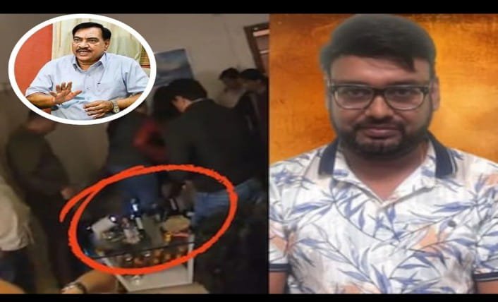 Rave Party Controversy: Arrest of Eknath Khadse's son-in-law in rave party causes political storm... Pranjal Khewalkar in police custody till July 29