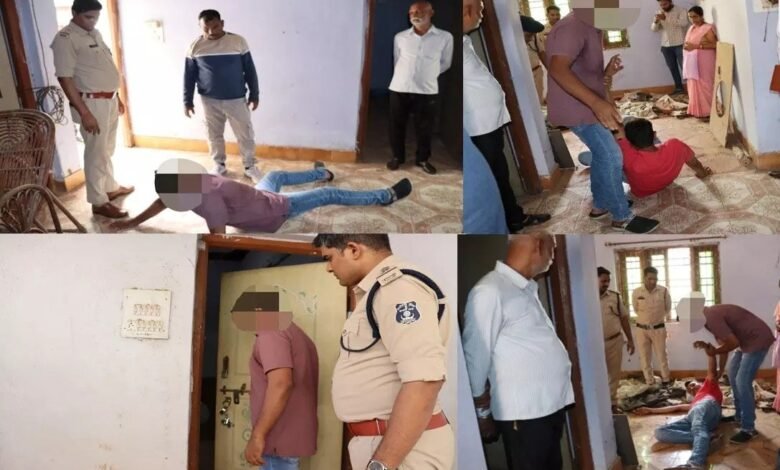 Doctor Couple Murder: Doctor couple murder case…! The script of the murder comes alive once again… Police got the scene recreation done by the accused… Watch the video here