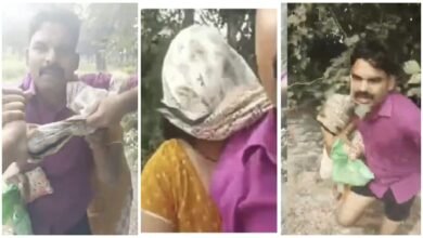 Dirty BJP Minister: Obscene act in the crematorium…! BJP district minister caught naked with a woman…leader expelled from the party…see viral video here