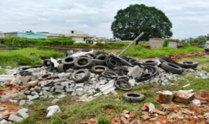Big Land Scam: Land scam in Korba...! Plots sold by claiming them to be government land... Corporation demolished 19 illegal constructions