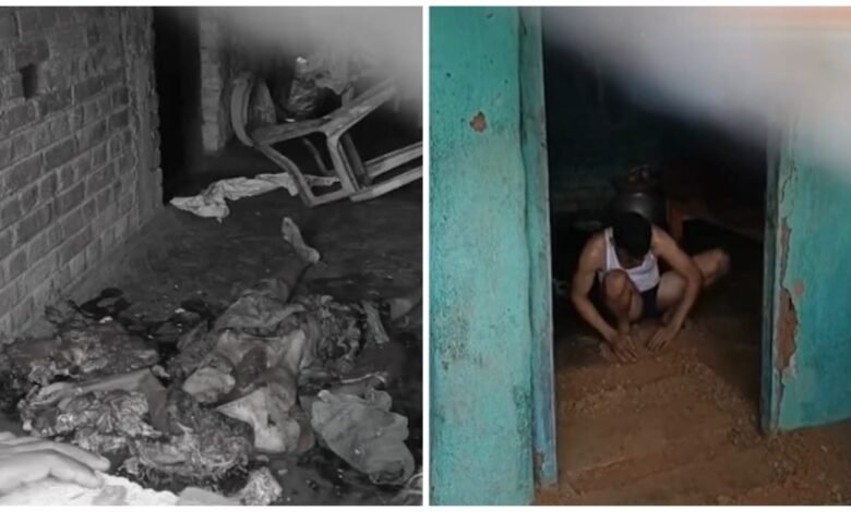 Murder of Mother: Horrific incident from Jashpur...! Mother was murdered and cut into pieces...then he sat near the dead body and started singing...watch the video here