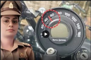 Road Accident Breaking: Woman SI returning from duty dies a painful death…! Speed of car was 50… she suffered serious head injury even after wearing a helmet