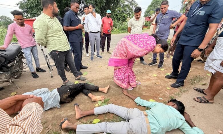 Example of Humanity: Minister Laxmi Rajwade gave an excellent example of humanity...! Viral on social media