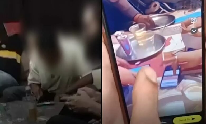 Drug Addiction: Video of licking drugs goes viral on social media...4 youths arrested
