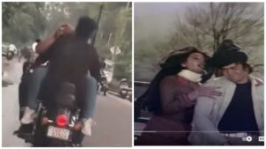 True Love Video: We will love each other openly... we will not be afraid of this world... we love, not steal... the couple did a lot of romance on a bullet bike