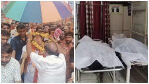Kanwar Yatra: Big Breaking...! Massive stampede in storyteller Pandit Pradeep Mishra's Kanwar Yatra... 2 died tragically... watch the video here