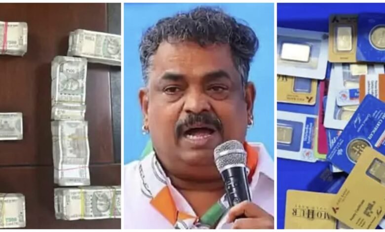ED Raids: Big ED raid on Congress MLA Satish Sail's premises...! 6.75 kg gold and cash worth crores seized
