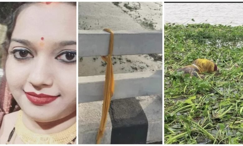 Mahanadi on NH: A woman tied her dupatta on the railing of the bridge on Mahanadi and jumped... Rescue team found two bodies