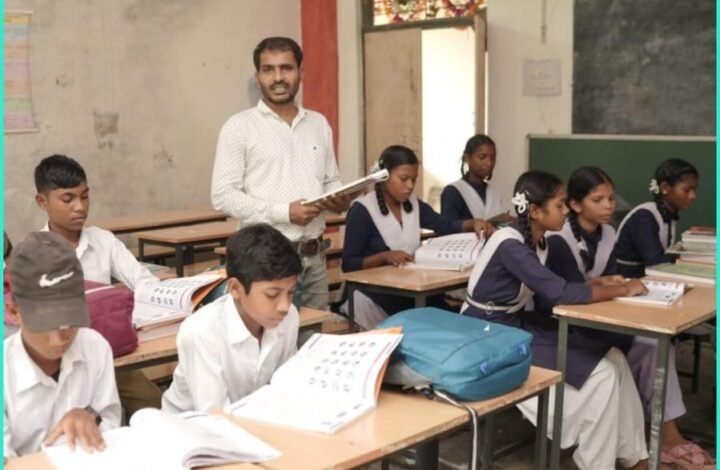 Rationalization Campaign: Remote Langi High School got a gift after many years...! Now education has got a new flight