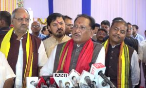 Nava Raipur: Foundation stone laid for the new headquarters building of Chhattisgarh State Power Companies...! Chief Minister Vishnudev Sai laid the foundation stone