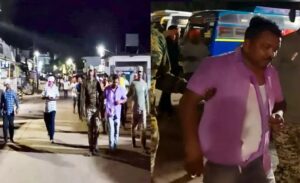 Obscenity of Leader: Villagers beat up a Congress leader in Mohla-Manpur...! Accused of being caught in a compromising position with a teacher's wife.
