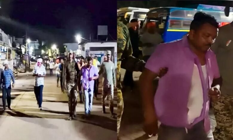 Obscenity of Leader: Villagers beat up a Congress leader in Mohla-Manpur...! Accused of being caught in a compromising position with a teacher's wife.