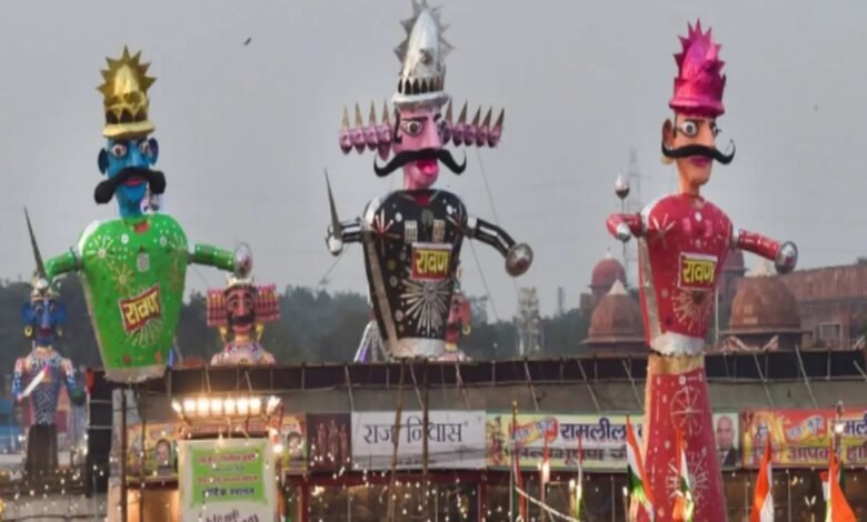 Raipur WRS Ground: This year, WRS Dussehra will be celebrated as "Shri Ram Vijayadashami"! Instead of burning Ravana, the celebration will be about Ram's victory in Ayodhya... Listen to MLA Purandar Mishra's statement.