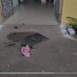 Raipur Mahila Thana: A woman set herself on fire outside the Mahila police station... The burnt victim was admitted to the hospital... VIDEO