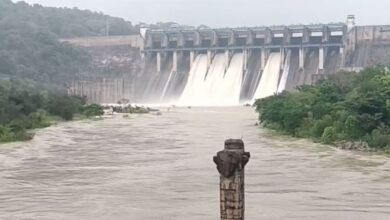 Heavy Rain: Impact of heavy rain in Chhattisgarh...! 8 gates of Bango Dam opened... Water is being released into Hasdeo river