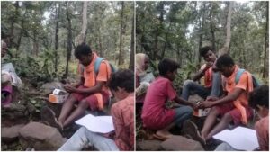 Network Problem: The struggle for e-KYC...! Villagers search the forest for network access to rations...questions raised about government apathy...watch the video here