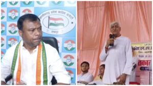 Political battle over NHM strike...! TS Singhdev's explosive statement...PCC chief defends...VIDEO