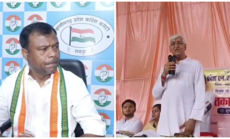 Political battle over NHM strike...! TS Singhdev's explosive statement...PCC chief defends...VIDEO