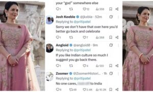 British MP Priti Patel: If you love Indian culture so much, then return to India! When the British MP wished Navratri in an Anarkali dress, she was trolled on social media.