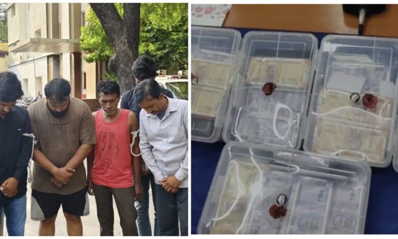 Fake Notes: There was a plan to print more than 4 lakh fake notes and circulate them in the market...Police foiled the attempt...5 arrested...Watch the video here
