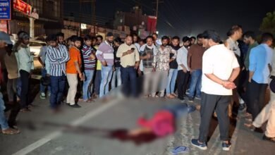Road Accident: Road accident in Purani Basti…! High speed car hits… young man dies on the spot