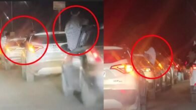 Stunning on Car: Highways have become a hub for show-offs! Rich people have taken over the NH... stopped traffic for reels... watch the video here