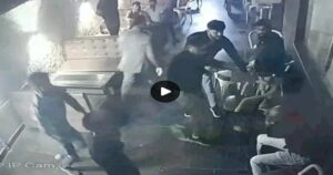 Satta King: Satta King Saurabh Chandrakar's nephew indulges in hooliganism...attacks youth with kicks, punches and pistol butts at a juke club...watch the video here