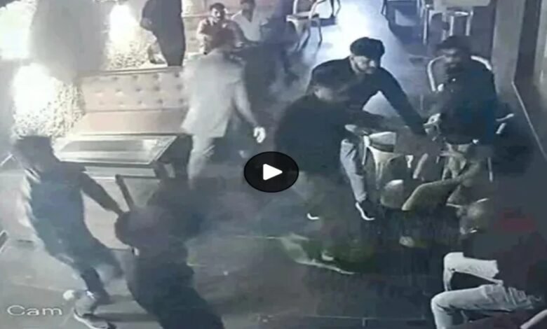 Satta King: Satta King Saurabh Chandrakar's nephew indulges in hooliganism...attacks youth with kicks, punches and pistol butts at a juke club...watch the video here