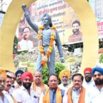 CM Vishnu: CM Vishnu Dev Sai remembered martyr Bhagat Singh, paid tribute by garlanding his statue.