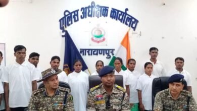 Naxal Operations: From violence to development! 12 dreaded Maoists carrying a bounty of 1.8 million rupees surrender their weapons...return to the path of development.