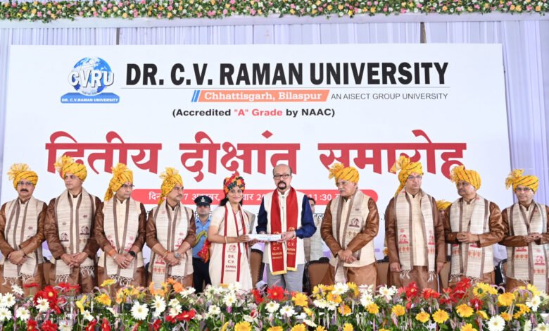 CV Raman University: Success comes from dedication, discipline and time management - Governor Ramen Deka, 195 students were awarded PhDs and 189 students were awarded gold medals.