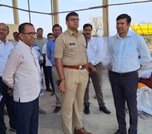 Silver Jubilee Year: The Collector and Superintendent of Police inspected the State Festival site... and gave necessary instructions to officials regarding preparations.