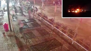 Explosion on Highway: Live CCTV captures the explosion of 200 gas cylinders...! A terrifying scene on the Jaipur-Ajmer highway... Watch the video here.