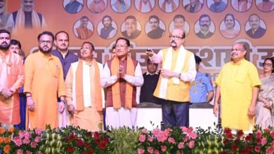 Grand Ravana Dahan: Grand Ravana Dahan in WRS Colony... Victory festival celebrated in the presence of Governor Ramen Deka and Chief Minister Vishnu Dev Sai