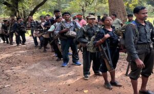Naxalite Cadres Surrender: The path to peace in Bastar! 21 Naxalites surrendered their guns, handed over 18 weapons, including AK-47s, to the police. See the list here.