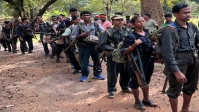 Naxalite Cadres Surrender: The path to peace in Bastar! 21 Naxalites surrendered their guns, handed over 18 weapons, including AK-47s, to the police. See the list here.