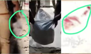 Neck Stuck in Lift: A heartbreaking accident! While loading a bundle of clothes, the lift suddenly began to move. The young man's neck became stuck in the door and was severed from his torso. He died in agony.