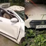 National Highway: Road accident in Mahasamund...! Car overturns while trying to save a cow... 3 die on the spot