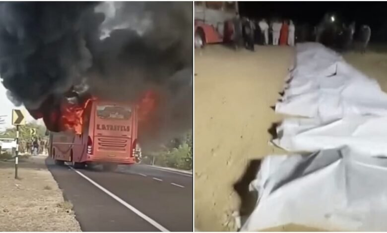Jaisalmer Bus Tragedy: Diwali celebrations turn into mourning! Bus accident claims 20 lives... Watch the horrifying video here.