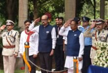 Police Memorial Day: Governor and Chief Minister paid tribute to the martyred soldiers...!