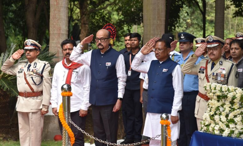 Police Memorial Day: Governor and Chief Minister paid tribute to the martyred soldiers...!