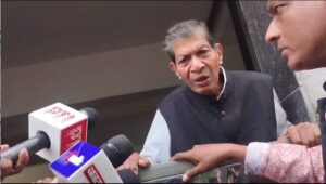 Former Minister: Nankiram Kanwar insists on demanding the removal of the Korba Collector! Police surround him in Raipur... watch the video here