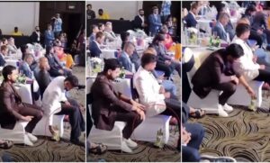 Award Honors: Rohit Sharma won hearts…Shreyas Iyer placed the trophy down, then what the Hit Man did will make you lose your heart…watch the video here